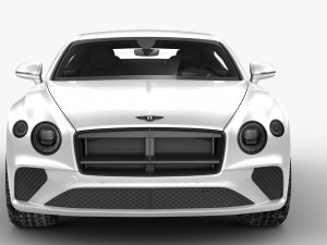 bentley continental gt 2018 - hq interior 3D 모델