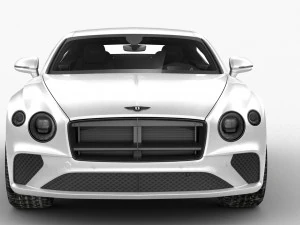 bentley continental gt 2018 - hq interior 3D Model