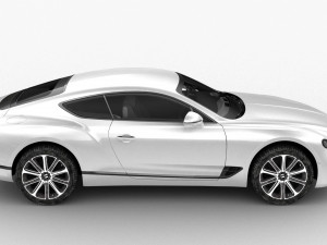 bentley continental gt 2018 - hq interior 3D 모델