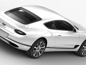 bentley continental gt 2018 - hq interior 3D Model