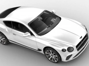 bentley continental gt 2018 - hq interior 3D Model