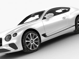 bentley continental gt 2018 - hq interior 3D Model
