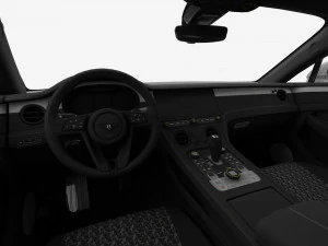 bentley continental gt 2018 - hq interior 3D Model