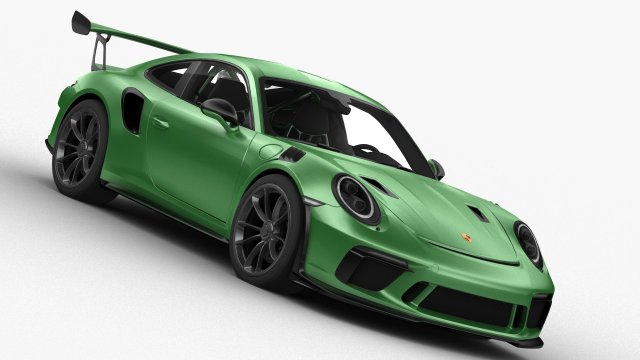 porsche gt3 rs 2018 Modello 3D .c4d .max .obj .3ds .fbx .stl .blend