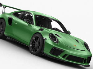 porsche gt3 rs 2018 Modelo 3D