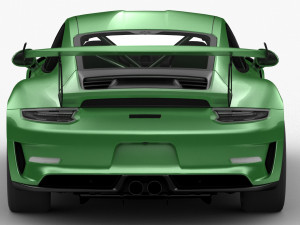 porsche gt3 rs 2018 Modello 3D