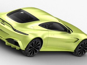 aston martin vantage 2018 - hq interior Modello 3D