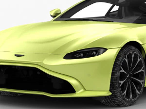 aston martin vantage 2018 - hq interior 3D Model