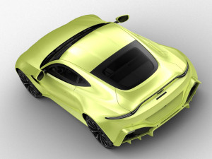 aston martin vantage 2018 - hq interior Modello 3D
