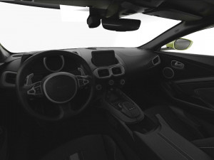 aston martin vantage 2018 - hq interior Modello 3D