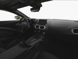 aston martin vantage 2018 - hq interior Modello 3D