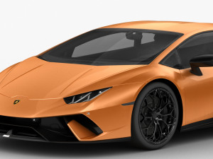 lamborghini huracan performante 2017 3D Модель