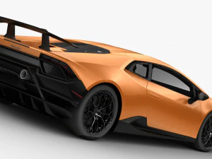 lamborghini huracan performante 2017 3D Model