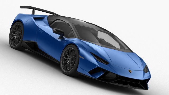 lamborghini huracan performante 2019 - hq interior Modelo 3D .c4d .max .obj .3ds .fbx .stl .blend 