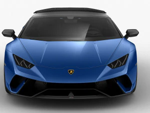 lamborghini huracan performante 2019 - hq interior 3D Model