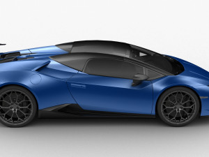 lamborghini huracan performante 2019 - hq interior Modelo 3D