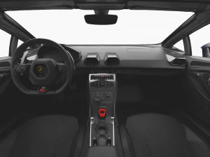 lamborghini huracan performante 2019 - hq interior 3D Model