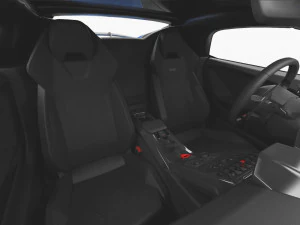 lamborghini huracan performante 2019 - hq interior 3D Model