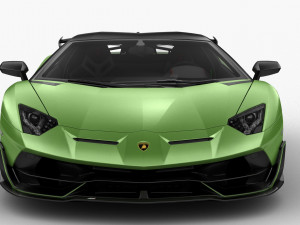 lamborghini aventador svj 2019 - hq interior 3D मॉडल