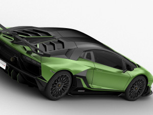 lamborghini aventador svj 2019 - hq interior 3D मॉडल