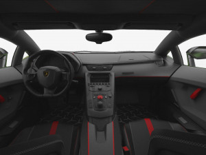 lamborghini aventador svj 2019 - hq interior 3D मॉडल