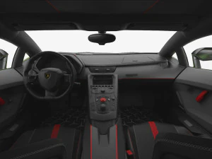 lamborghini aventador svj 2019 - hq interior 3D Model