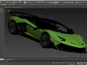 lamborghini aventador svj 2019 - hq interior 3D Model