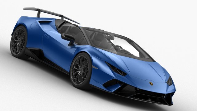 lamborghini huracan performante spyder 2019 - hq interior 3D-Modell .c4d .max .obj .3ds .fbx .stl .blend 