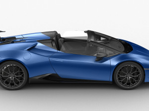 lamborghini huracan performante spyder 2019 - hq interior 3D-Modell