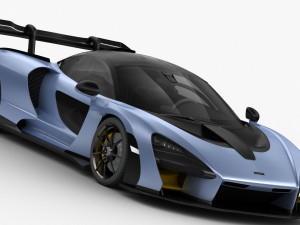 mclaren senna 2019 3D Model