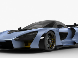mclaren senna 2019 3D Model