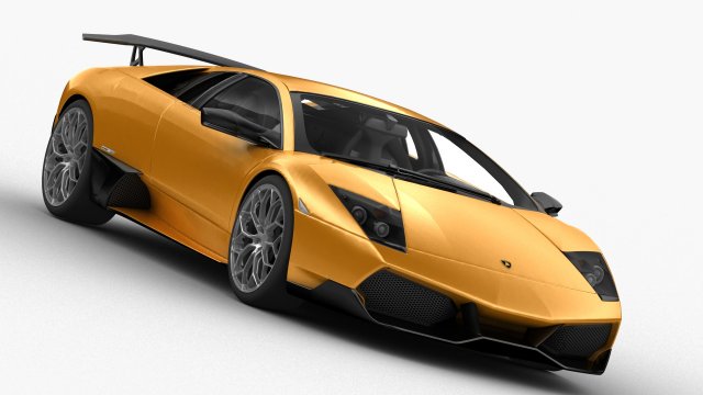 lamborghini murcielago sv 2009 hq interior 3D मॉडल .c4d .max .obj .3ds .fbx .stl .blend 