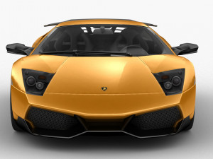 lamborghini murcielago sv 2009 hq interior 3D मॉडल
