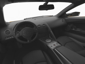 lamborghini murcielago sv 2009 hq interior 3D मॉडल