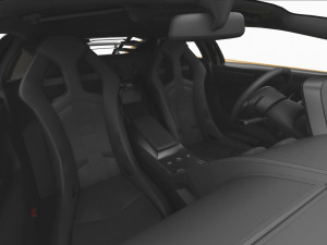 lamborghini murcielago sv 2009 hq interior 3D मॉडल