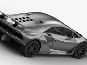 lamborghini sesto elemento hq interior 3D Model