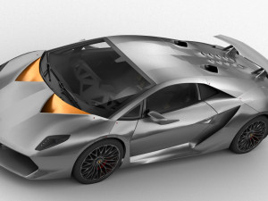 lamborghini sesto elemento hq interior Modèle 3D