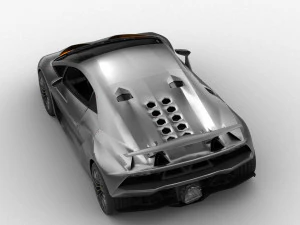 lamborghini sesto elemento hq interior 3D Model