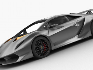 lamborghini sesto elemento hq interior Modèle 3D