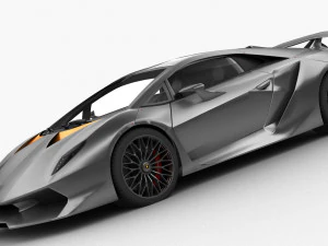 lamborghini sesto elemento hq interior 3D Model