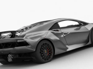 lamborghini sesto elemento hq interior 3D Model