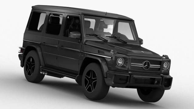 mercedes benz g65 2013 hq interior 3D Model .c4d .max .obj .3ds .fbx .stl .blend 