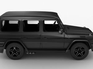 mercedes benz g65 2013 hq interior 3D Model