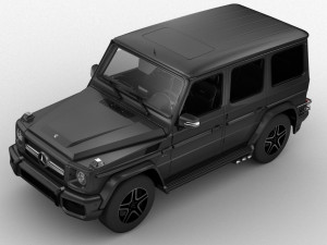 mercedes benz g65 2013 hq interior 3D Model