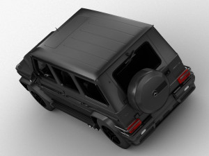 mercedes benz g65 2013 hq interior 3D Model