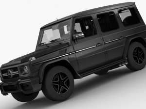 mercedes benz g65 2013 hq interior 3D Model