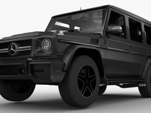 mercedes benz g65 2013 hq interior 3D Model