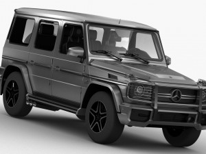 mercedes benz g65 amg 2013 hq interior 3D Model