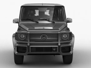 mercedes benz g65 amg 2013 hq interior 3D Model