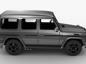 mercedes benz g65 amg 2013 hq interior 3D 模型